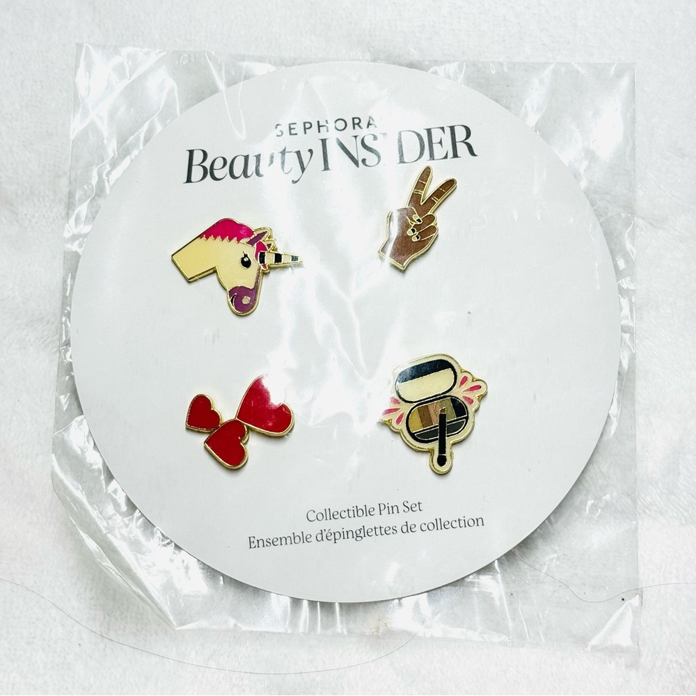 Sephora Beauty Insider Collectible Pin Set Complete Set - New